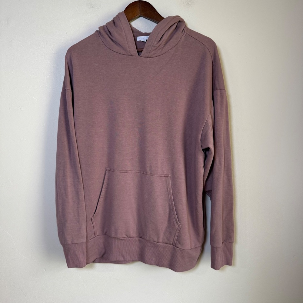 Beyond Yoga Weekend Relaxed Modal Blend Pullover Hoodie Size Small‎ Mauve